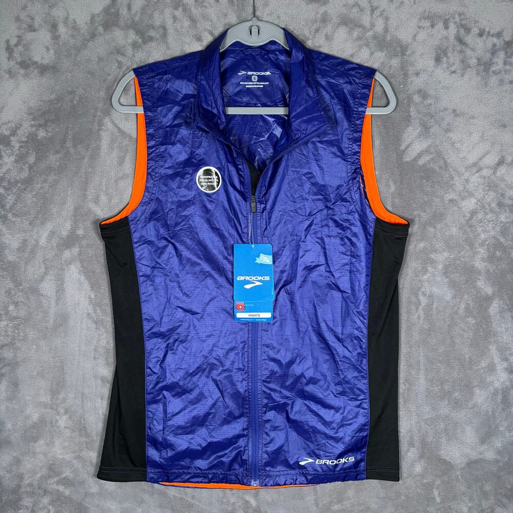 Brooks LSD Lite Running Vest Men’s Small Ultramarine/Black NWT
